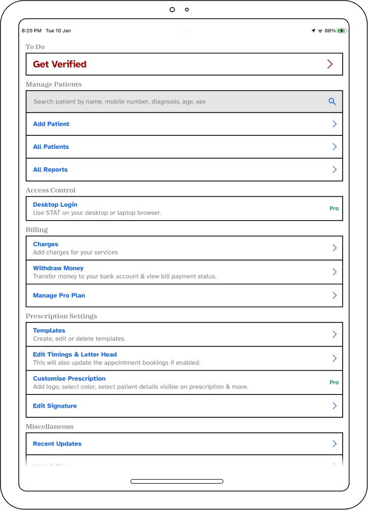 STAT Practice Management Software For Doctors Other Health Care